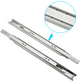 Heavy duty full extension slide rails push open soft close cabinet drawer slides telescopic furniture slide